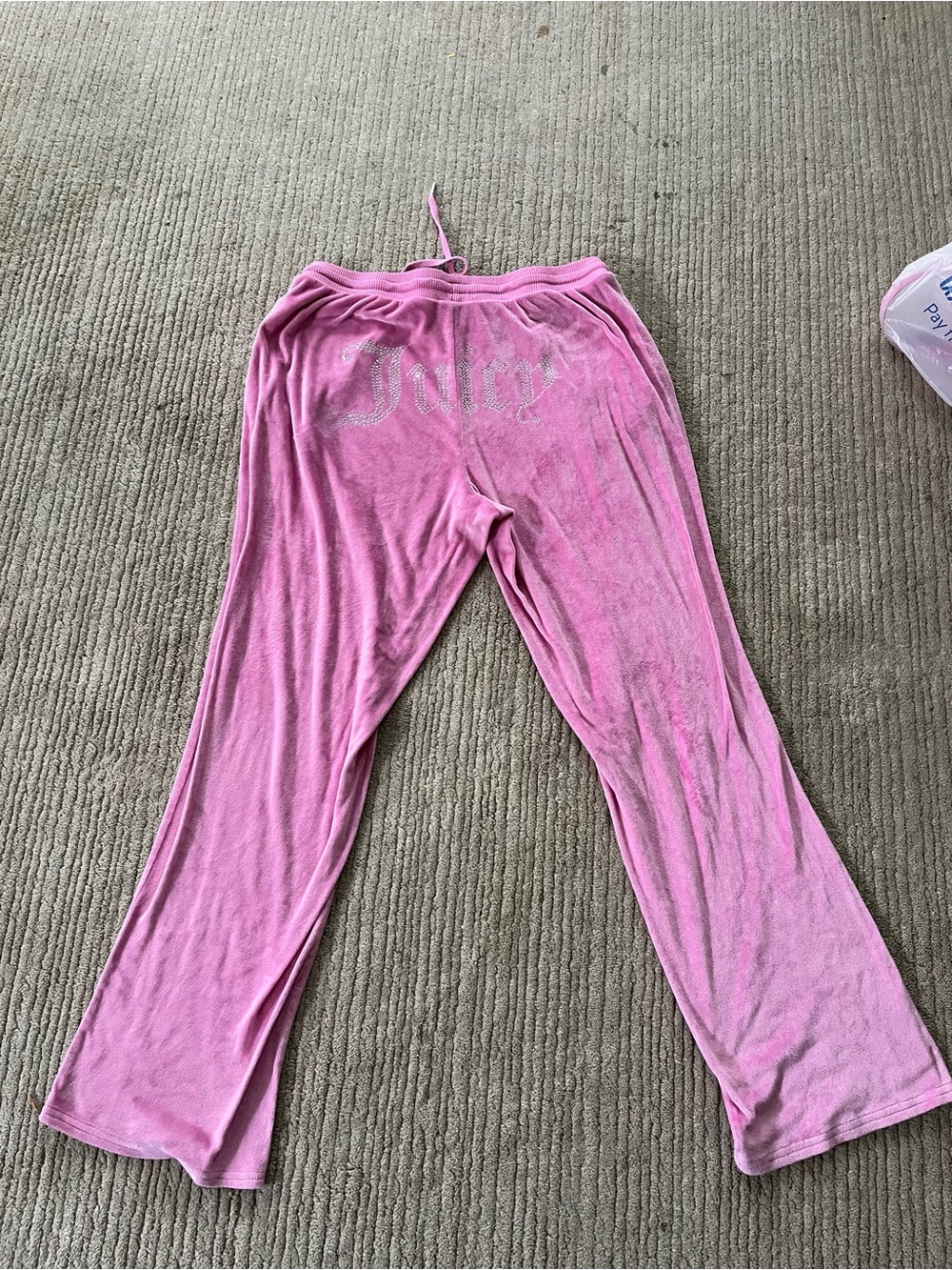 Juicy Couture Pink Velour pants